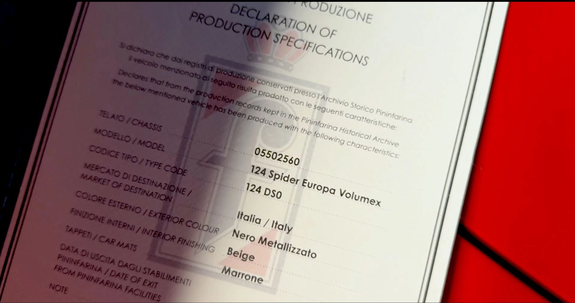 Pininfarina launches “Pininfarina Classiche” the certification program for classic cars - Pininfarina